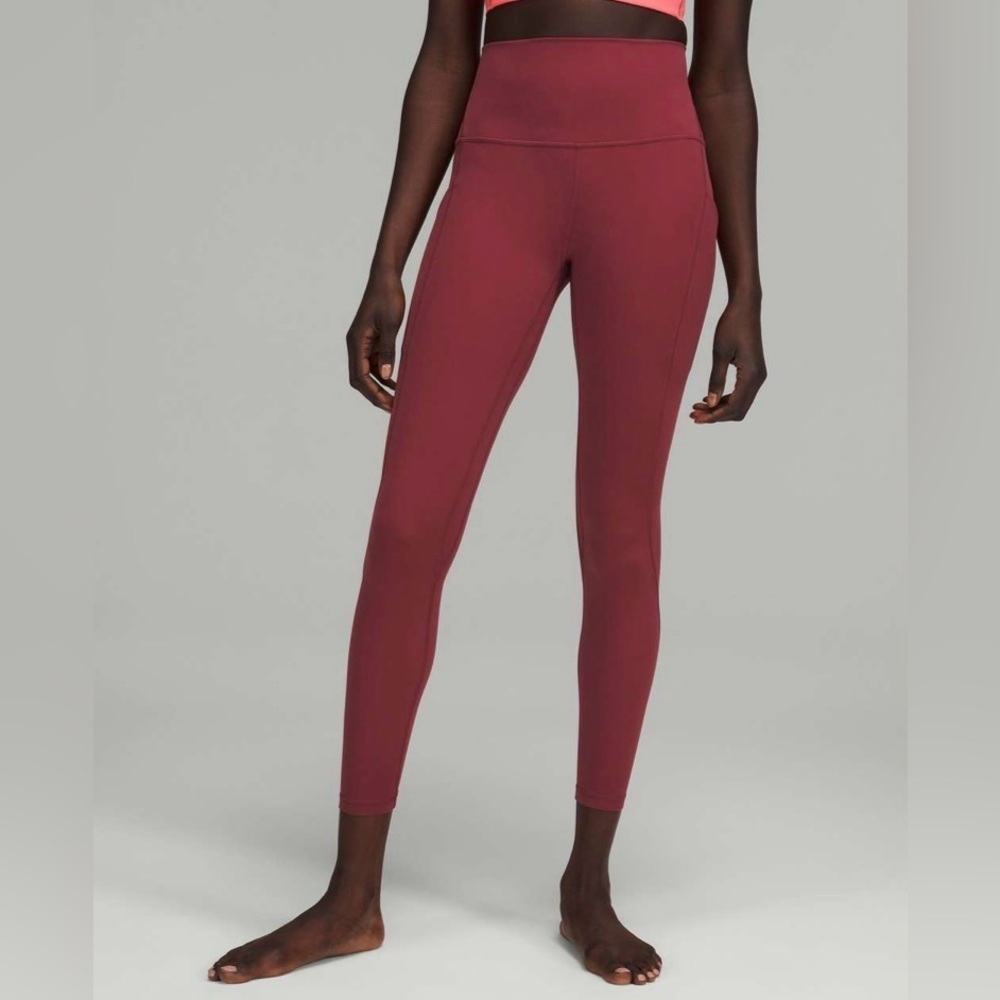 Lululemon sz 4 Align High-Rise Pant with Pockets 25" Mulled Wine